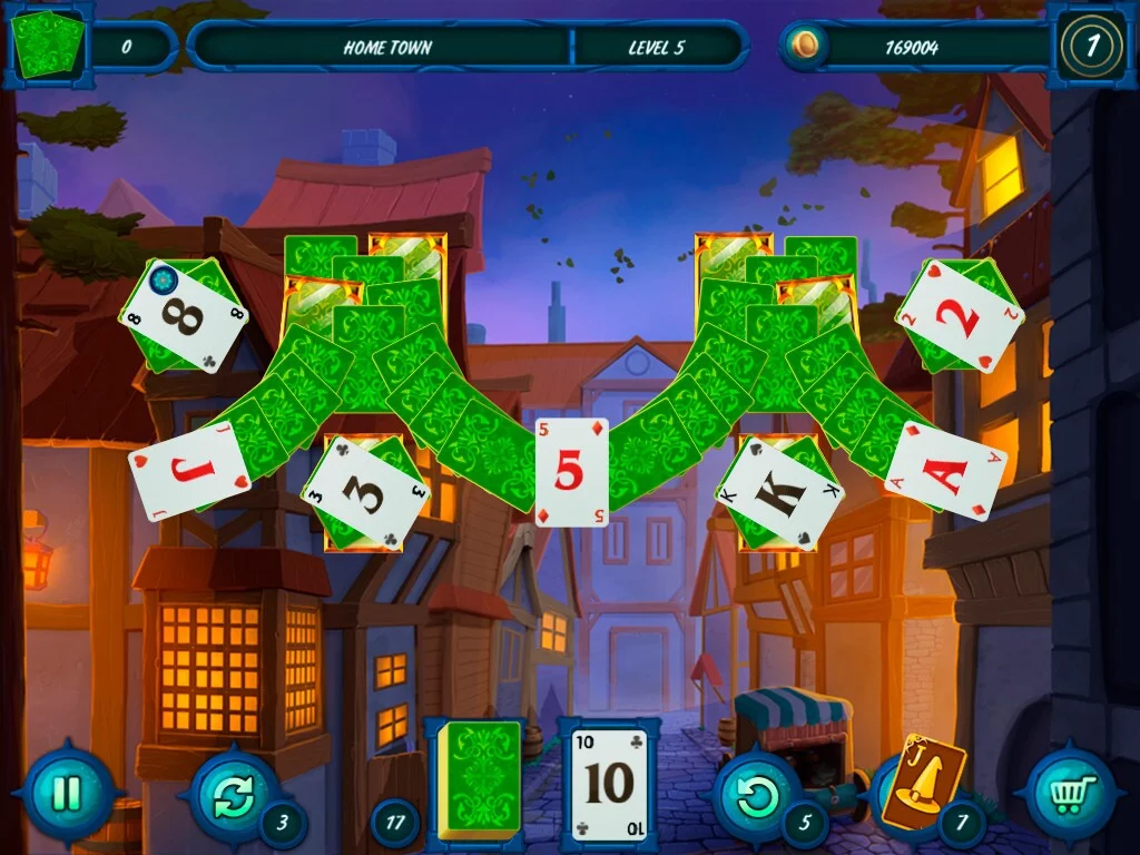 Изображение игры: Fairytale Solitaire. Witch Charms