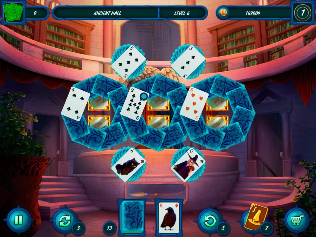 Изображение игры: Fairytale Solitaire. Witch Charms