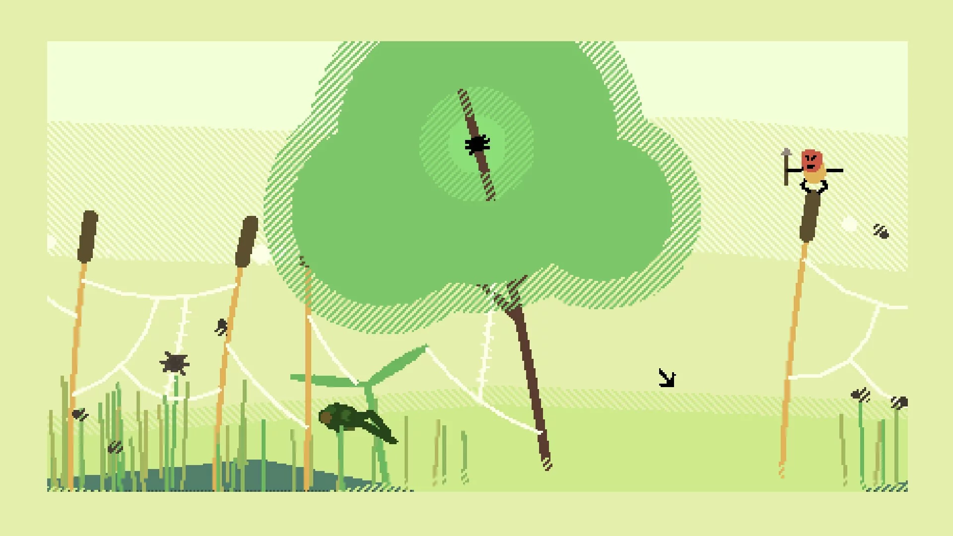 Изображение игры: spider ponds