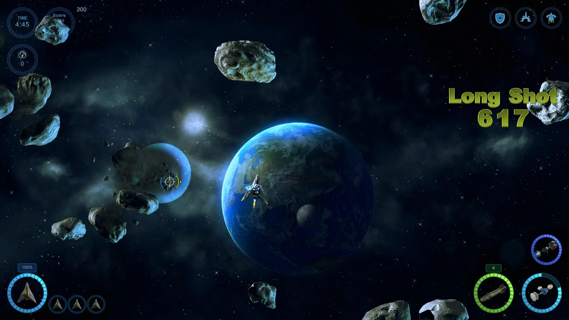 Изображение игры: Galactic Asteroids Patrol