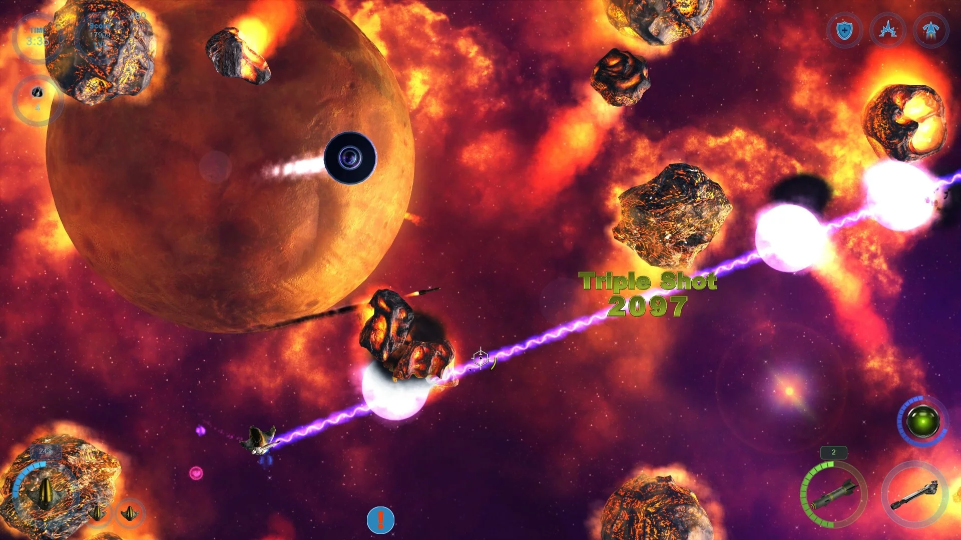 Изображение игры: Galactic Asteroids Patrol