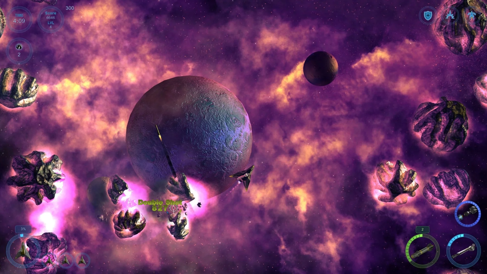 Изображение игры: Galactic Asteroids Patrol