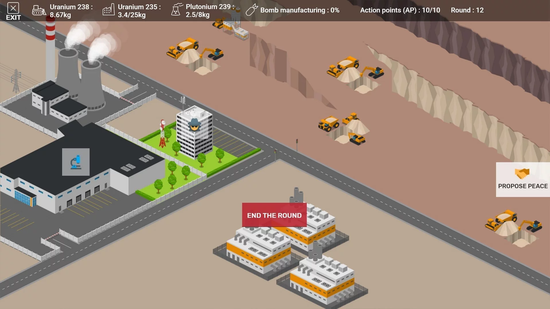 Изображение игры: Nuclear Arms Race