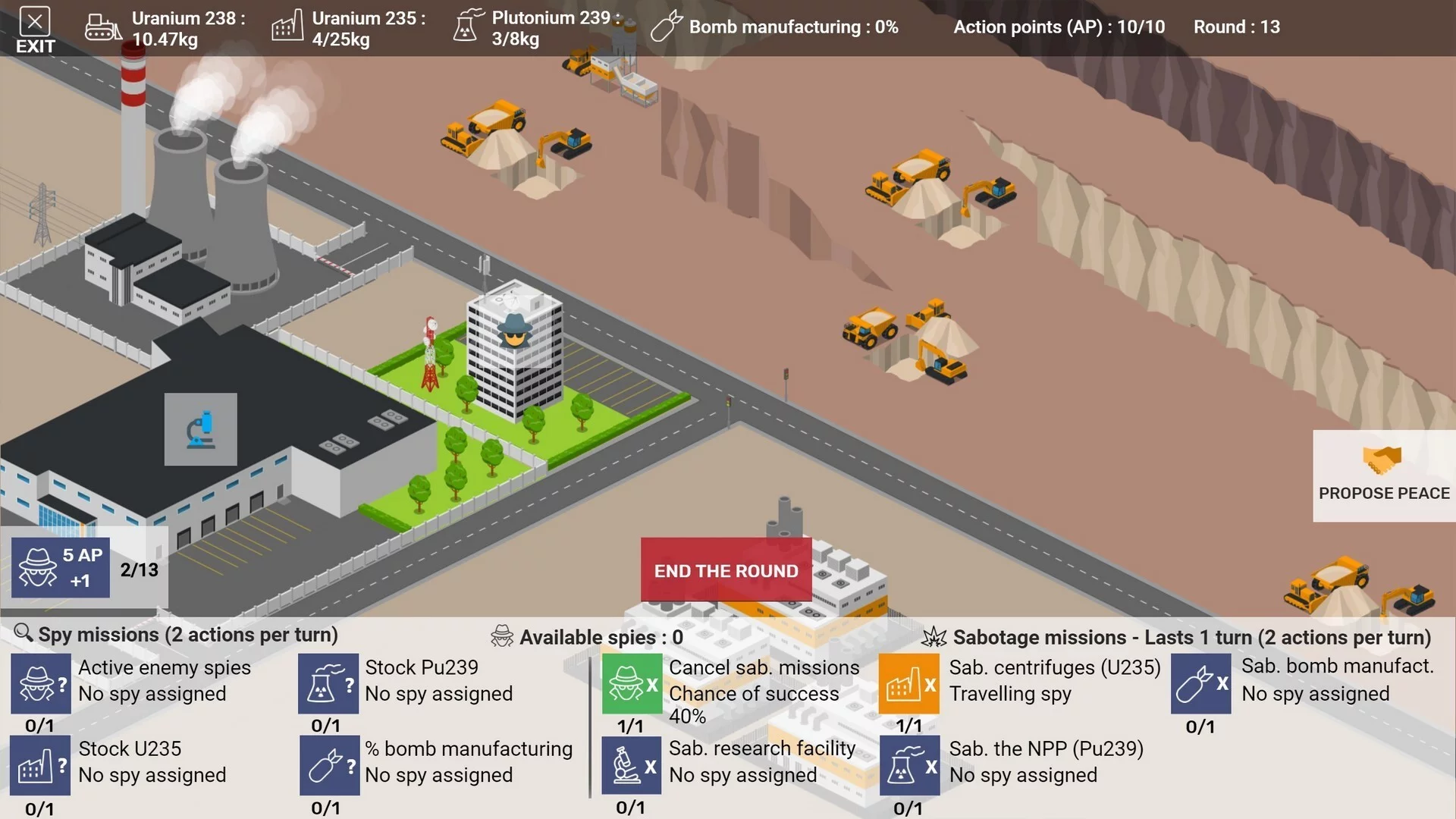 Изображение игры: Nuclear Arms Race
