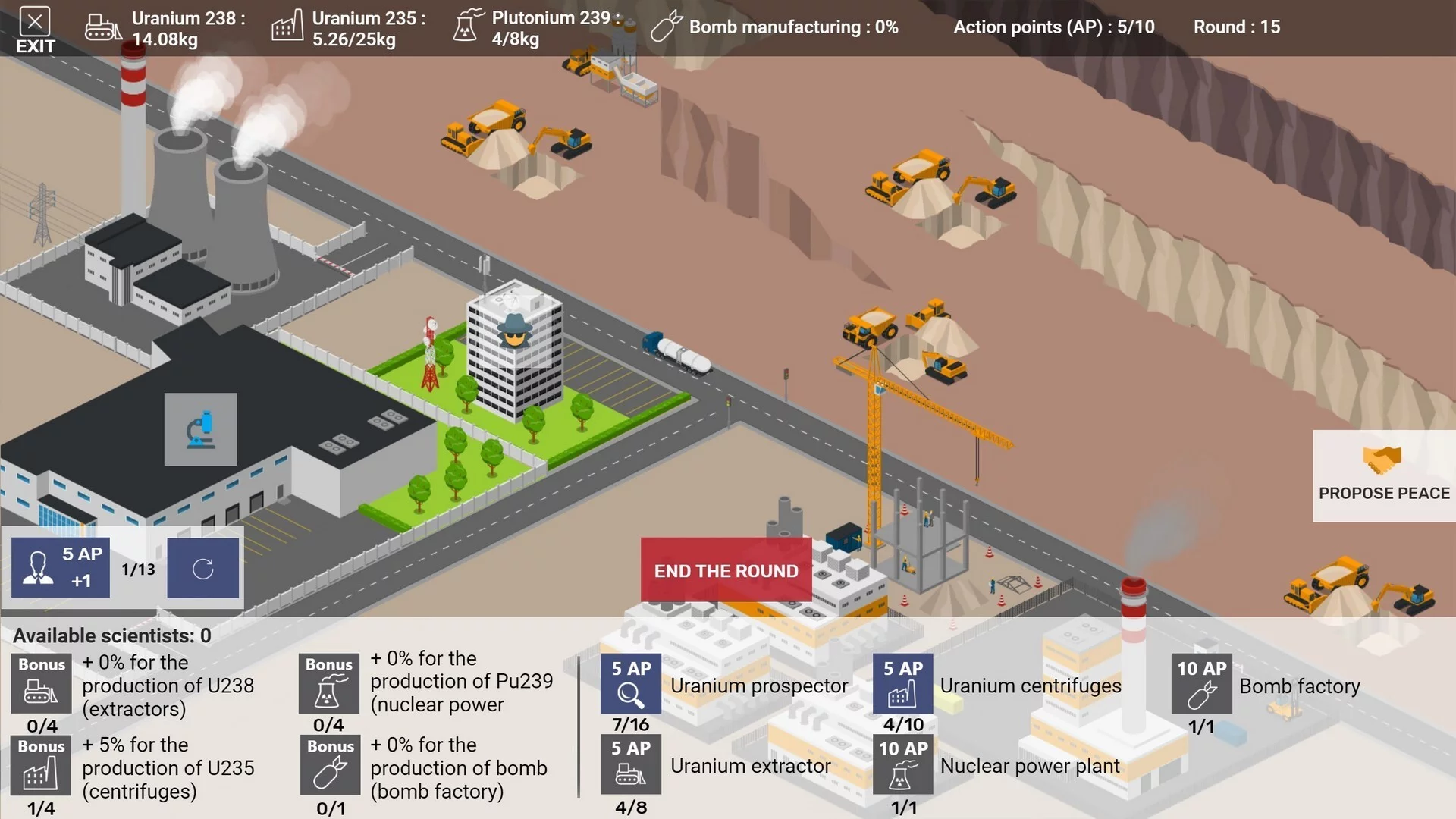 Изображение игры: Nuclear Arms Race