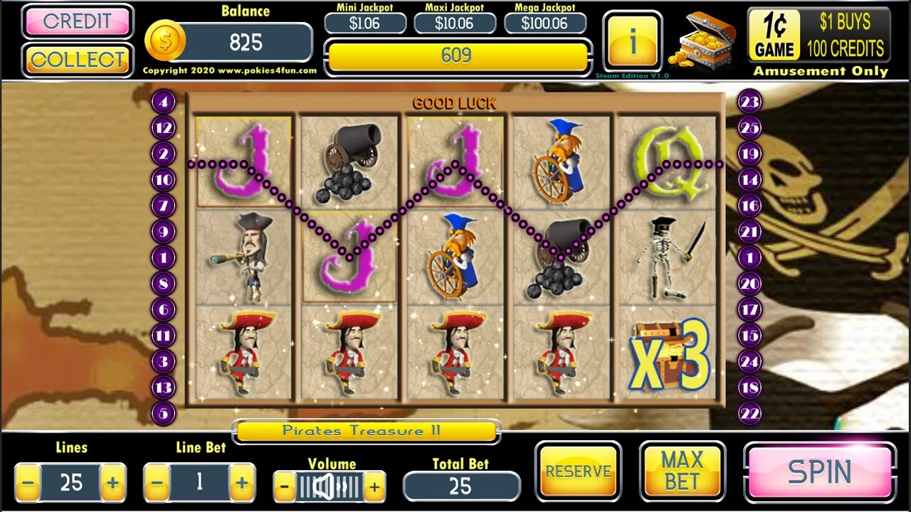 Изображение игры: Pirates Treasure II