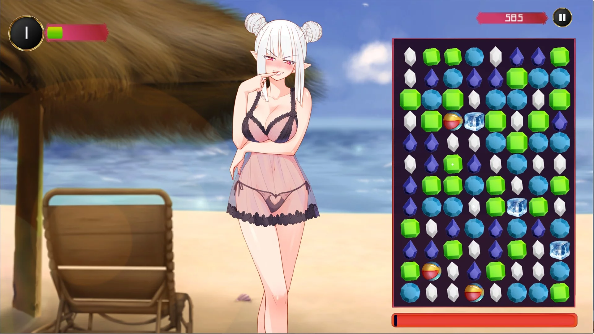 Изображение игры: My hot beach vacation