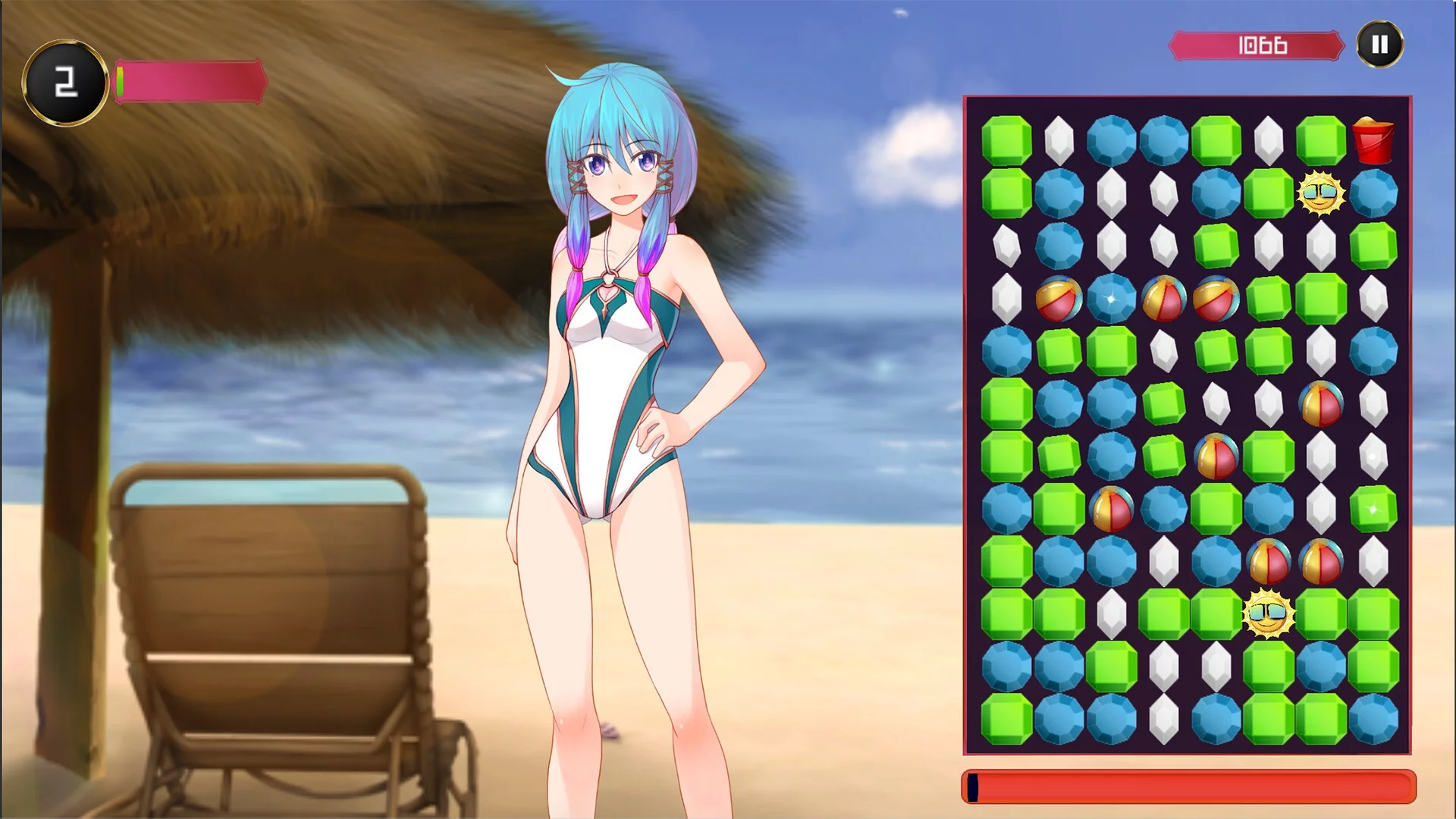 Изображение игры: My hot beach vacation