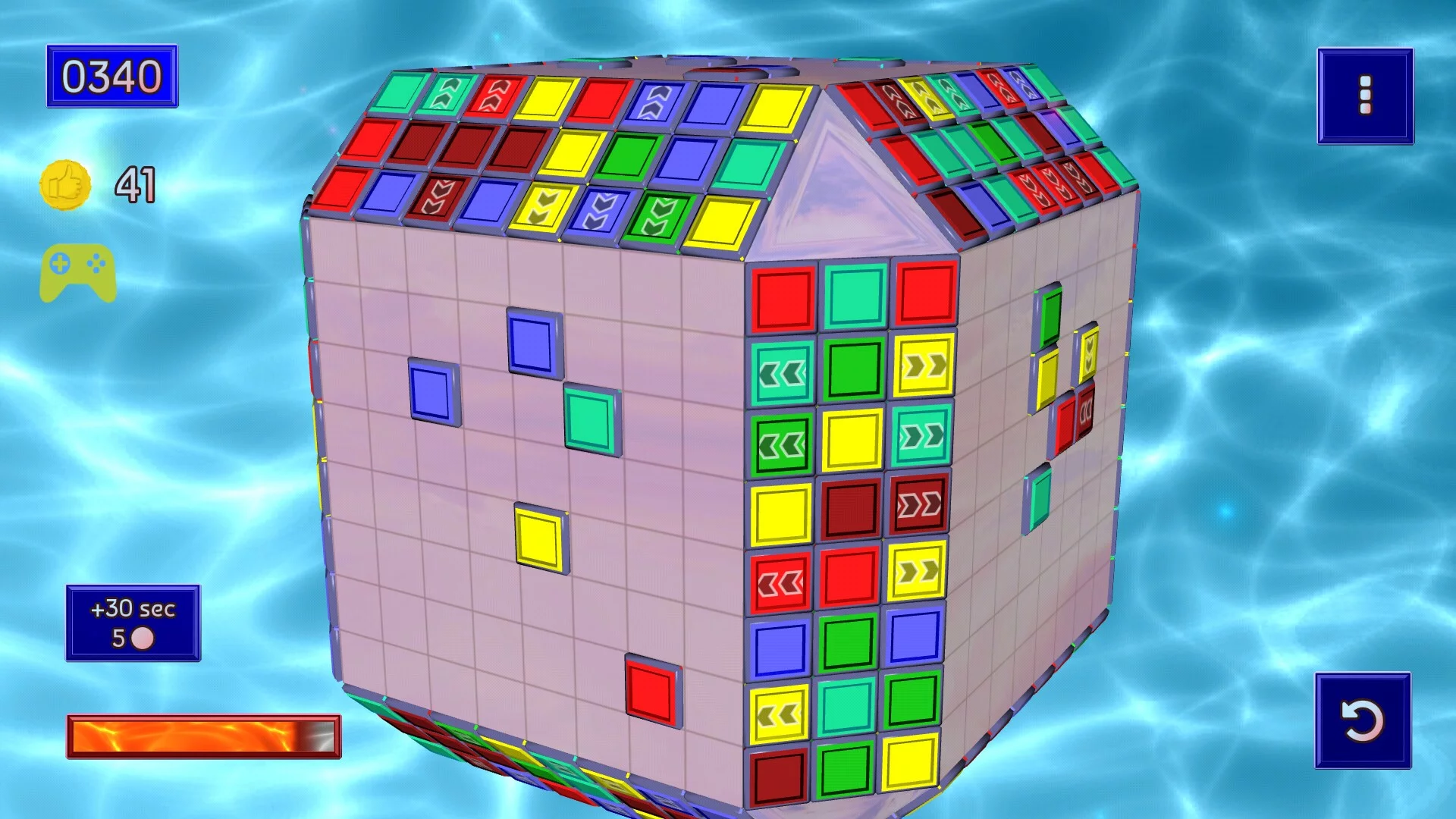 Изображение игры: Tiles Shooter Puzzle Cube