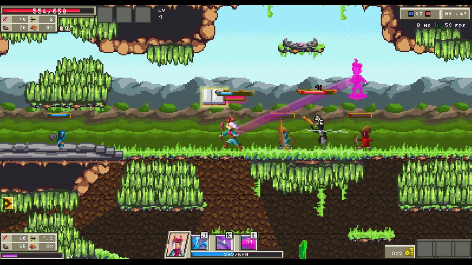 Изображение игры: League of Pixels - 2D MOBA