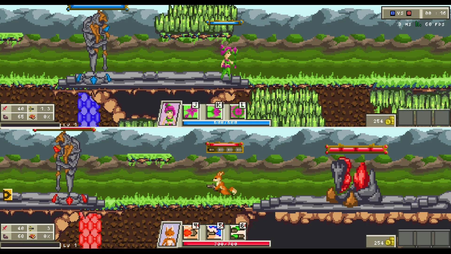 Изображение игры: League of Pixels - 2D MOBA