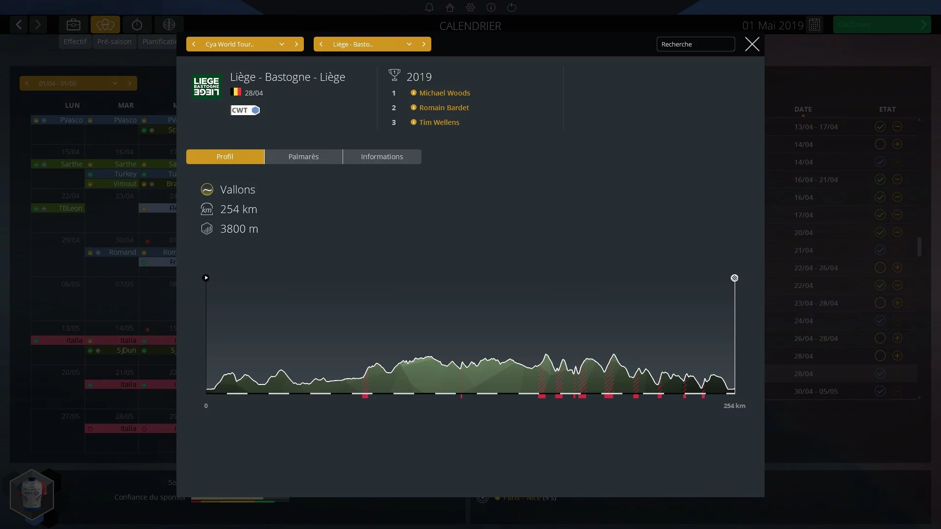 Изображение игры: Pro Cycling Manager 2019 - Stage and Database Editor