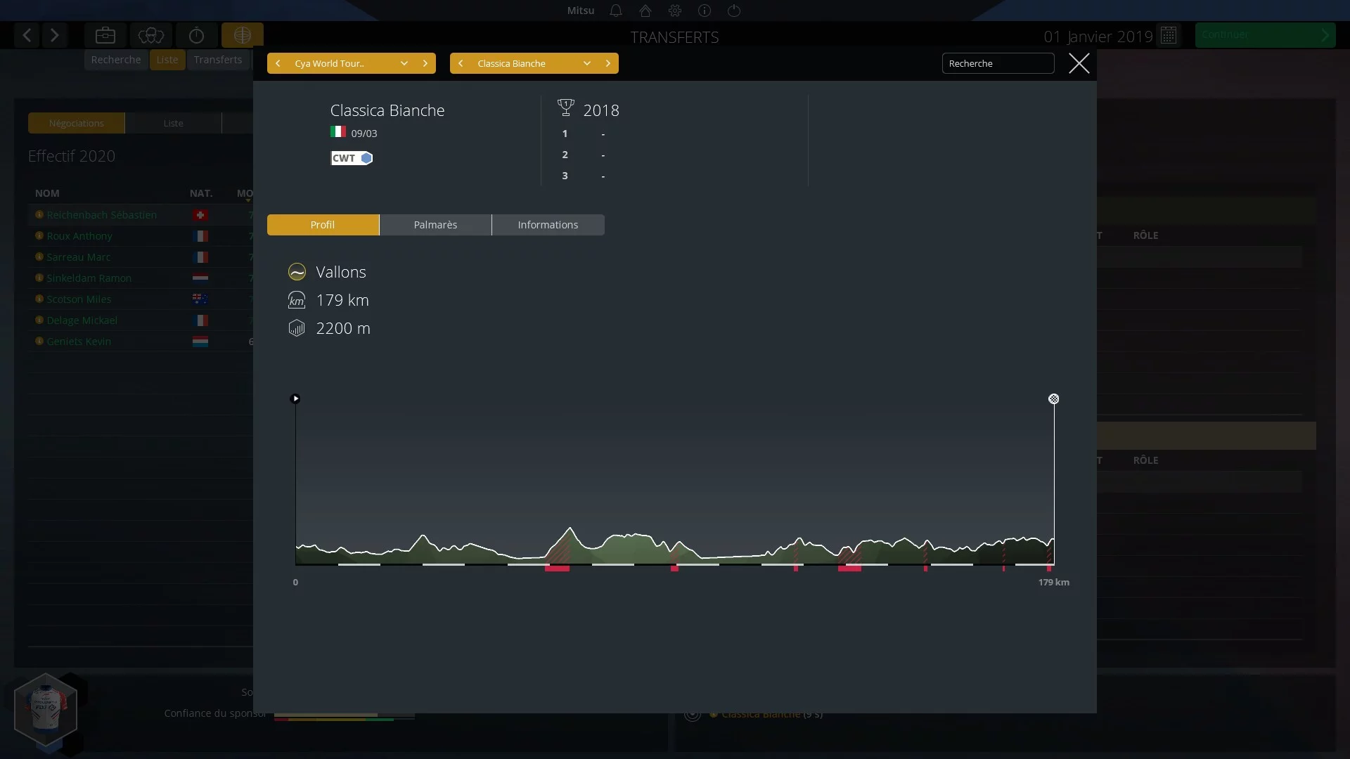 Изображение игры: Pro Cycling Manager 2019 - Stage and Database Editor