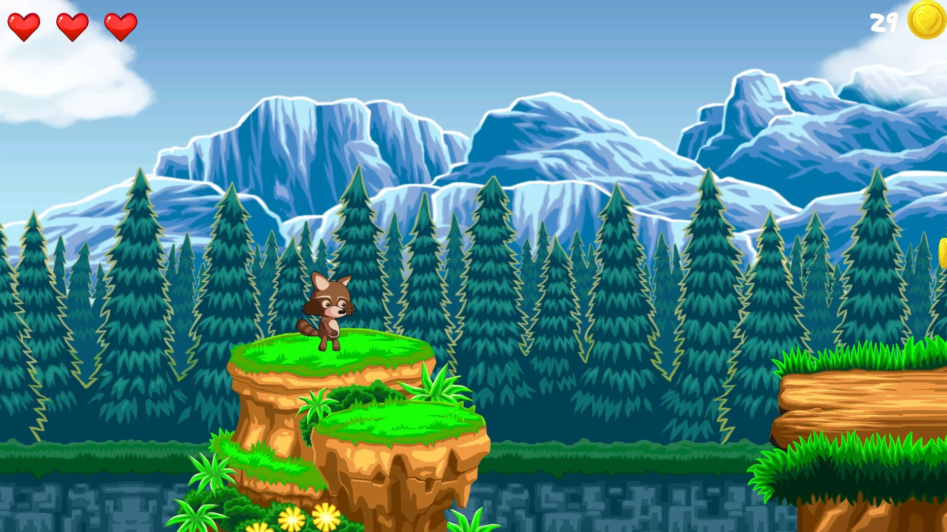Изображение игры: Raccoon: The Orc Invasion