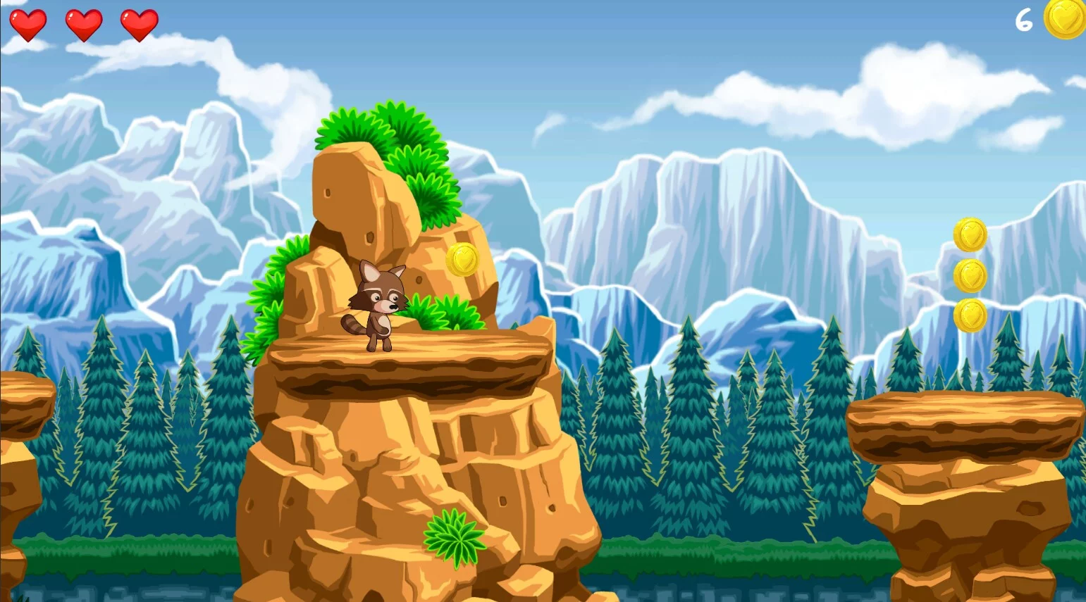 Изображение игры: Raccoon: The Orc Invasion