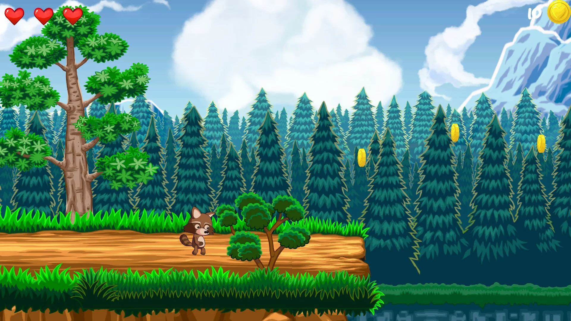 Изображение игры: Raccoon: The Orc Invasion