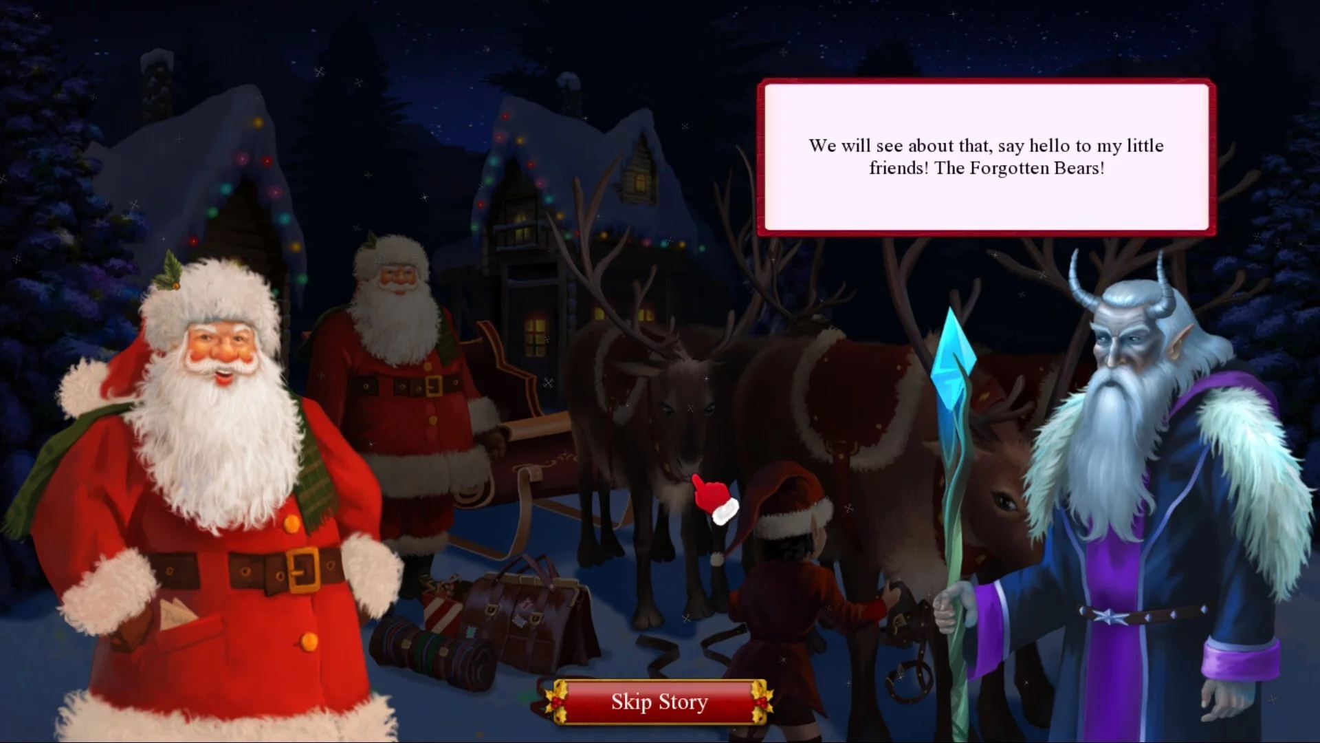 Изображение игры: Santa's Christmas Solitaire 2