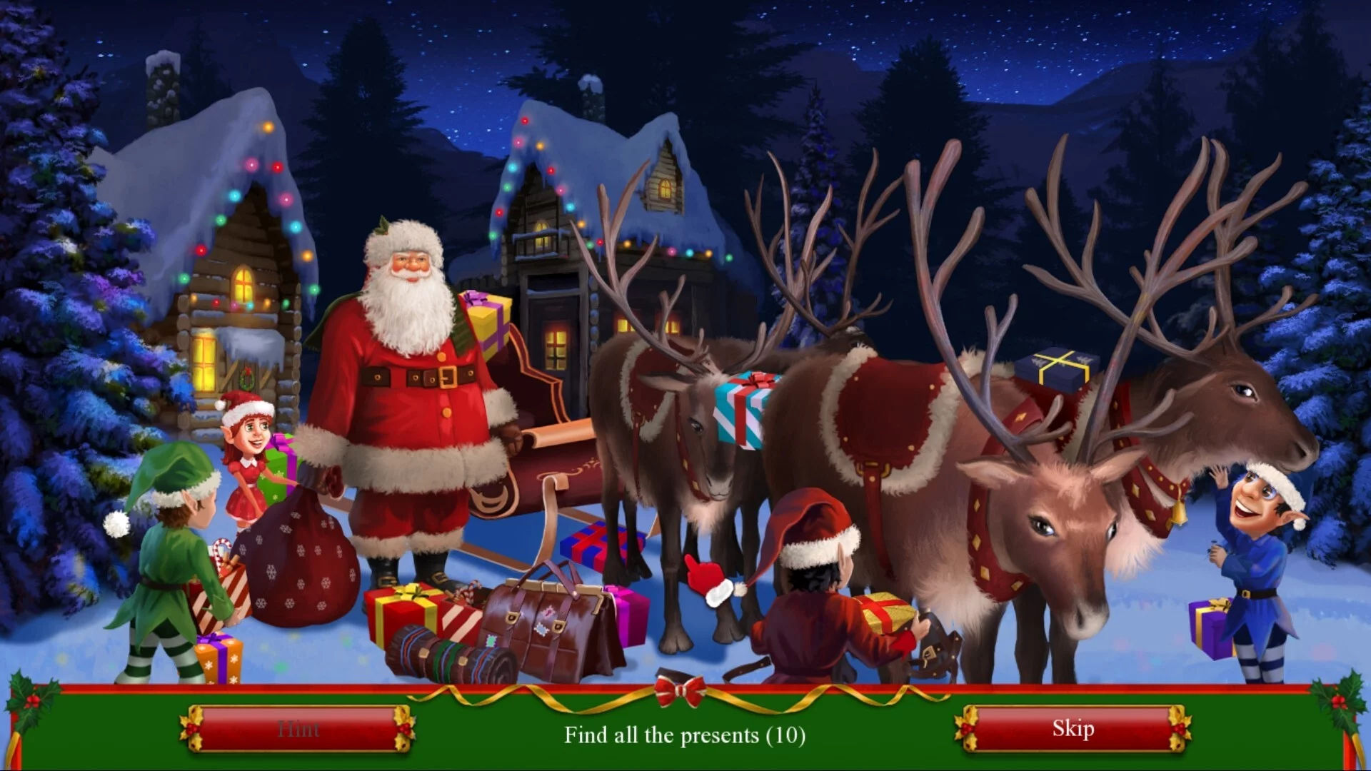 Изображение игры: Santa's Christmas Solitaire 2