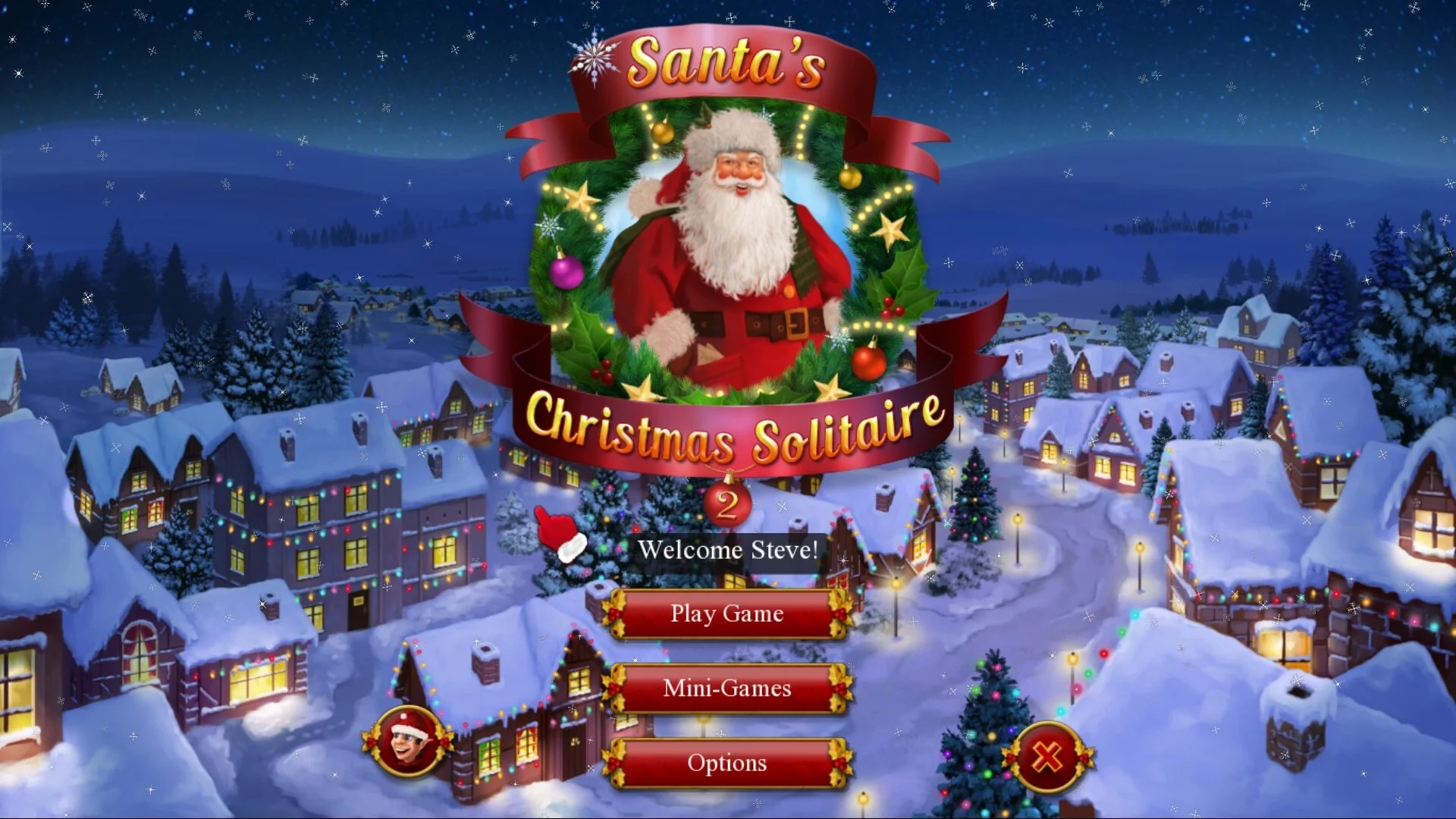 Изображение игры: Santa's Christmas Solitaire 2