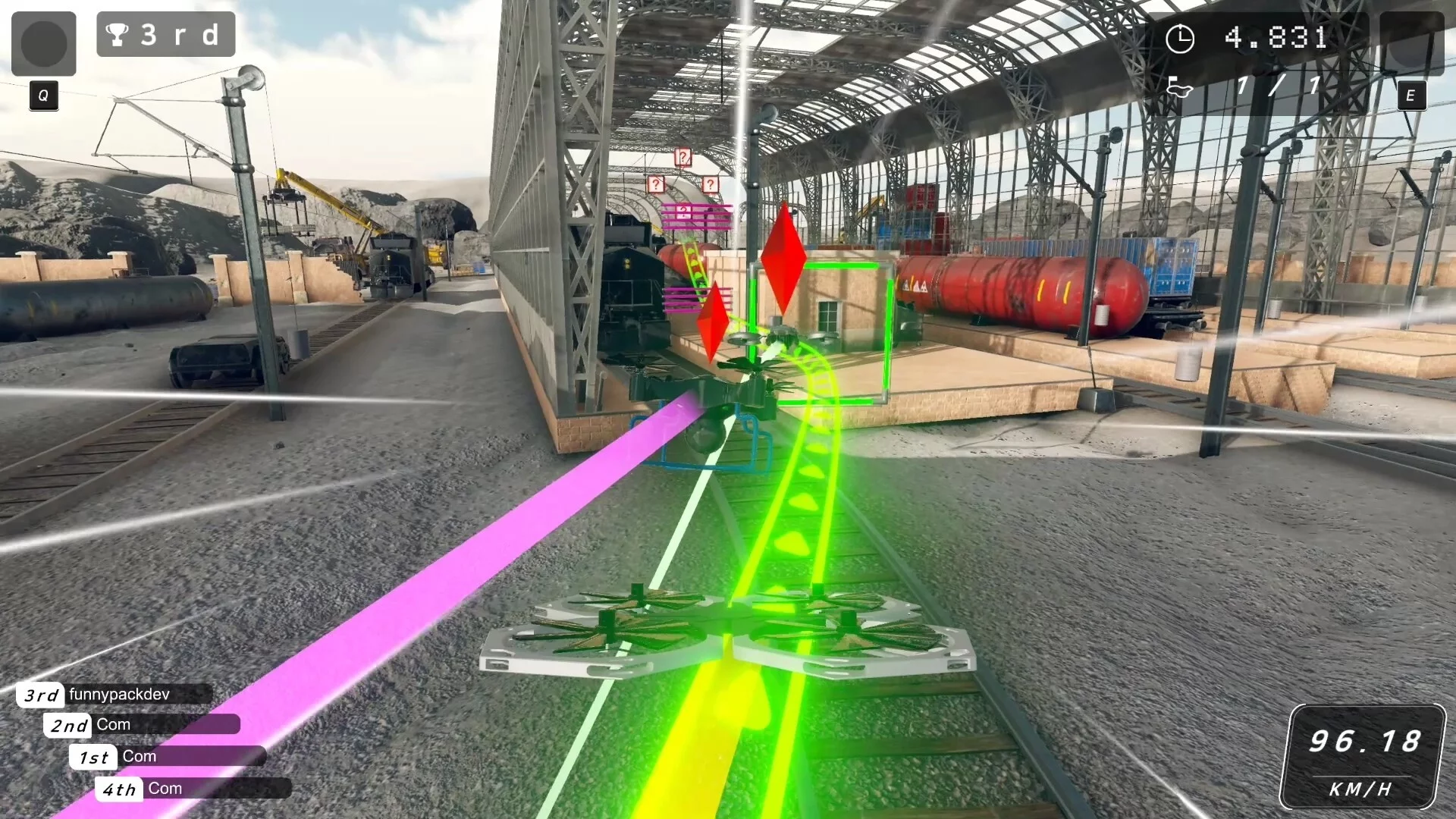 Изображение игры: Drone Racer