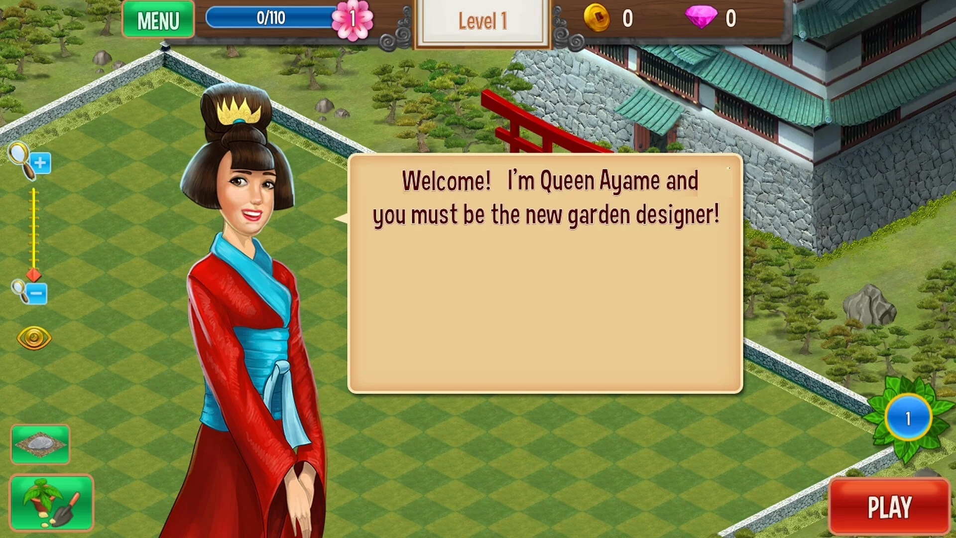 Изображение игры: Queens Garden: Sakura Season