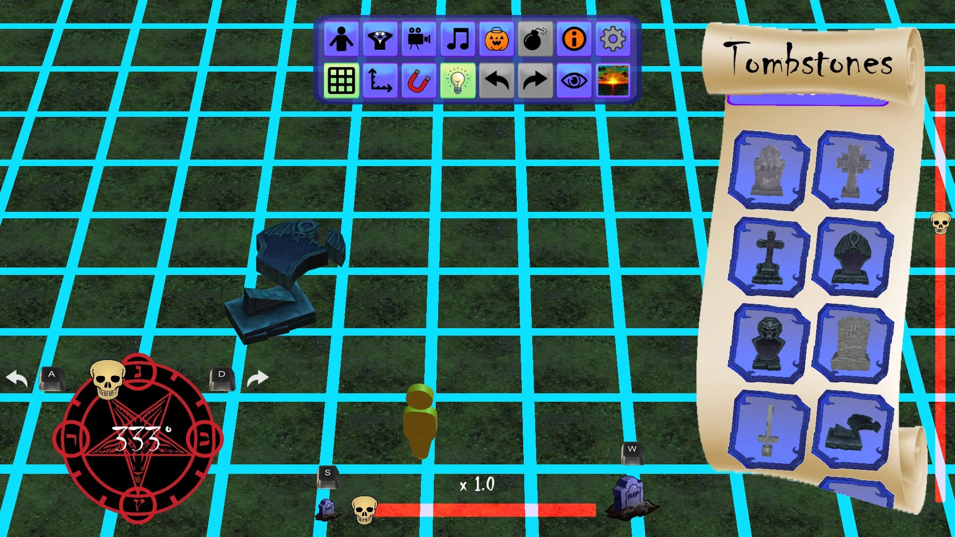Изображение игры: Halloween Decoration Sandbox