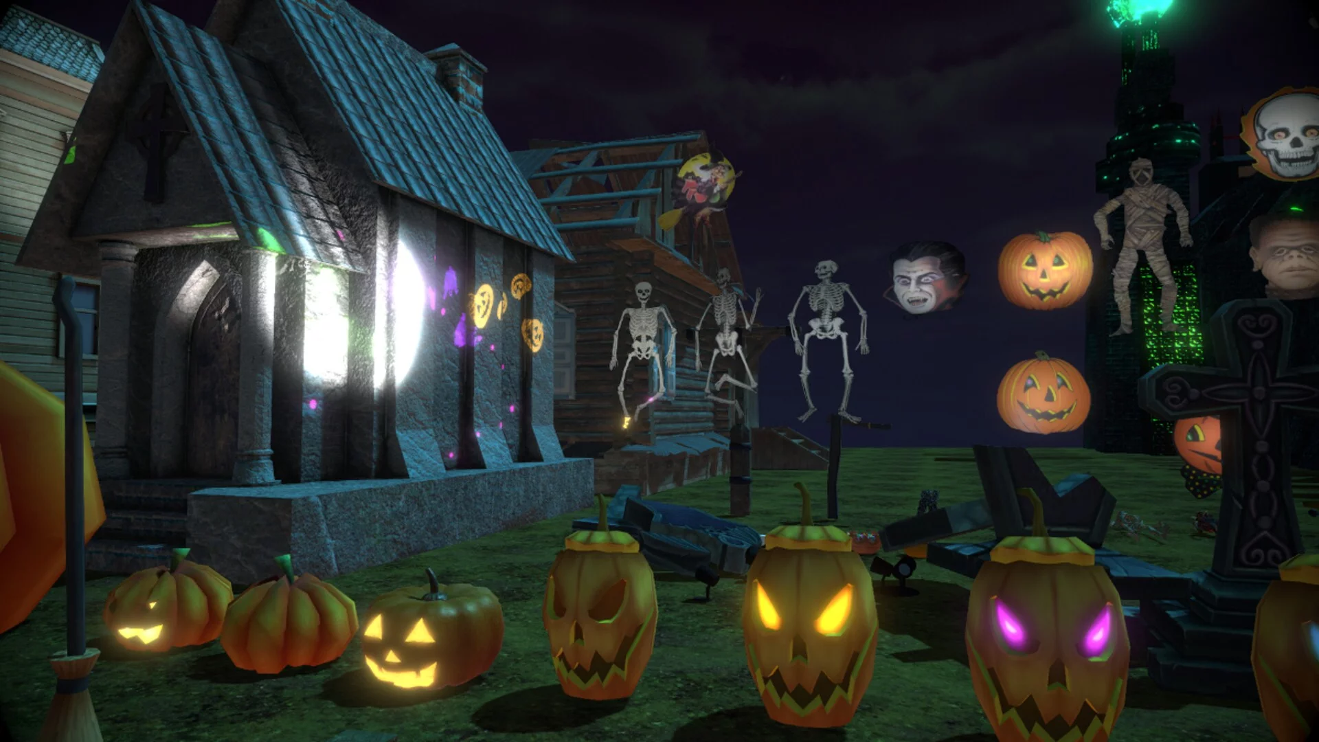 Изображение игры: Halloween Decoration Sandbox