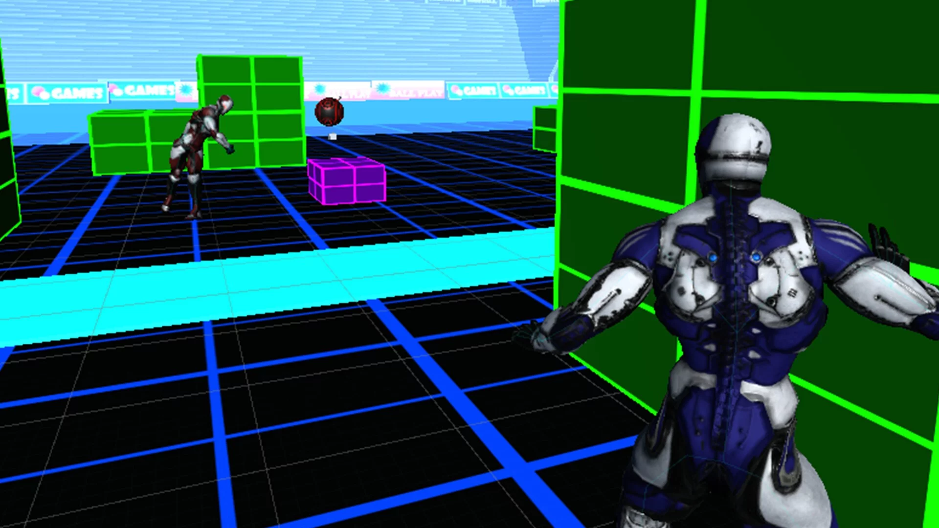 Изображение игры: DodgeBall VR