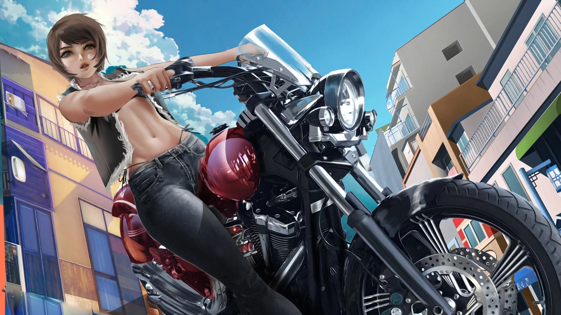 Изображение игры: Bikes and Girls