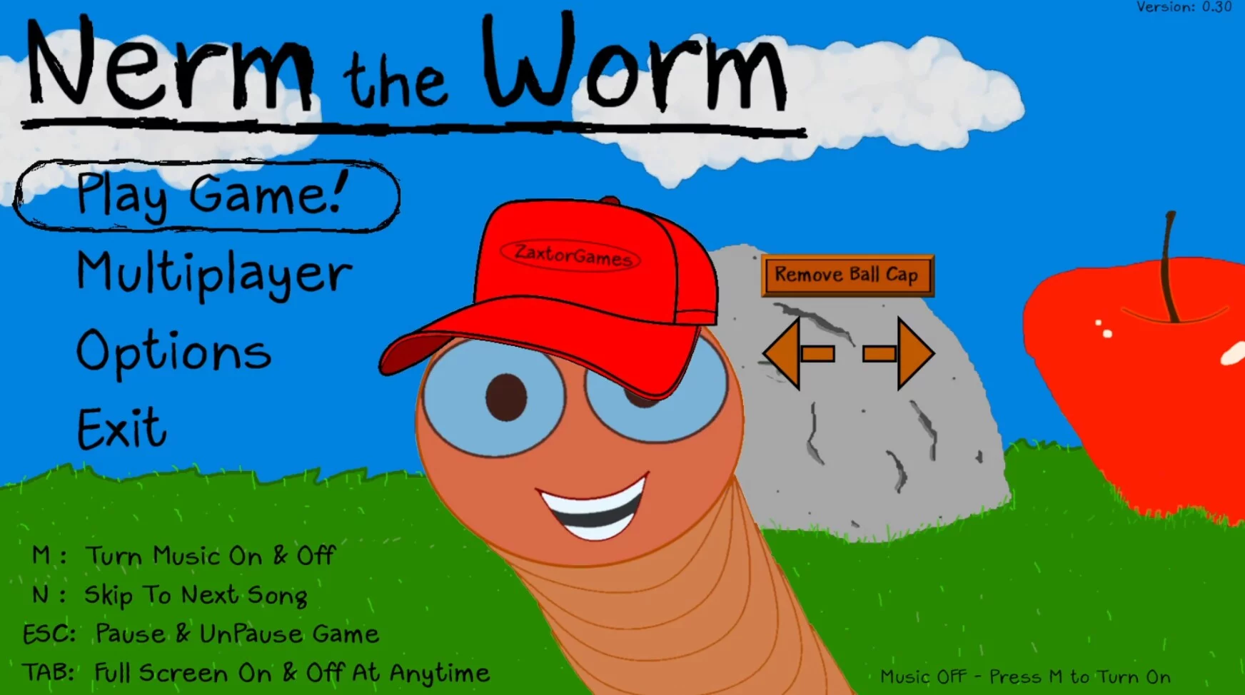 Изображение игры: Nerm the Worm