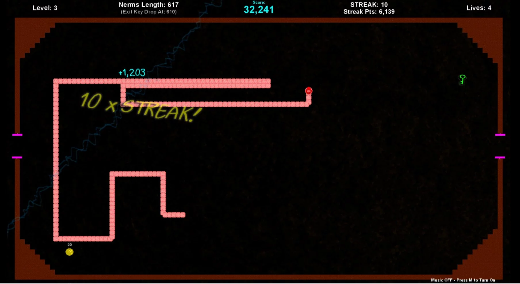 Изображение игры: Nerm the Worm