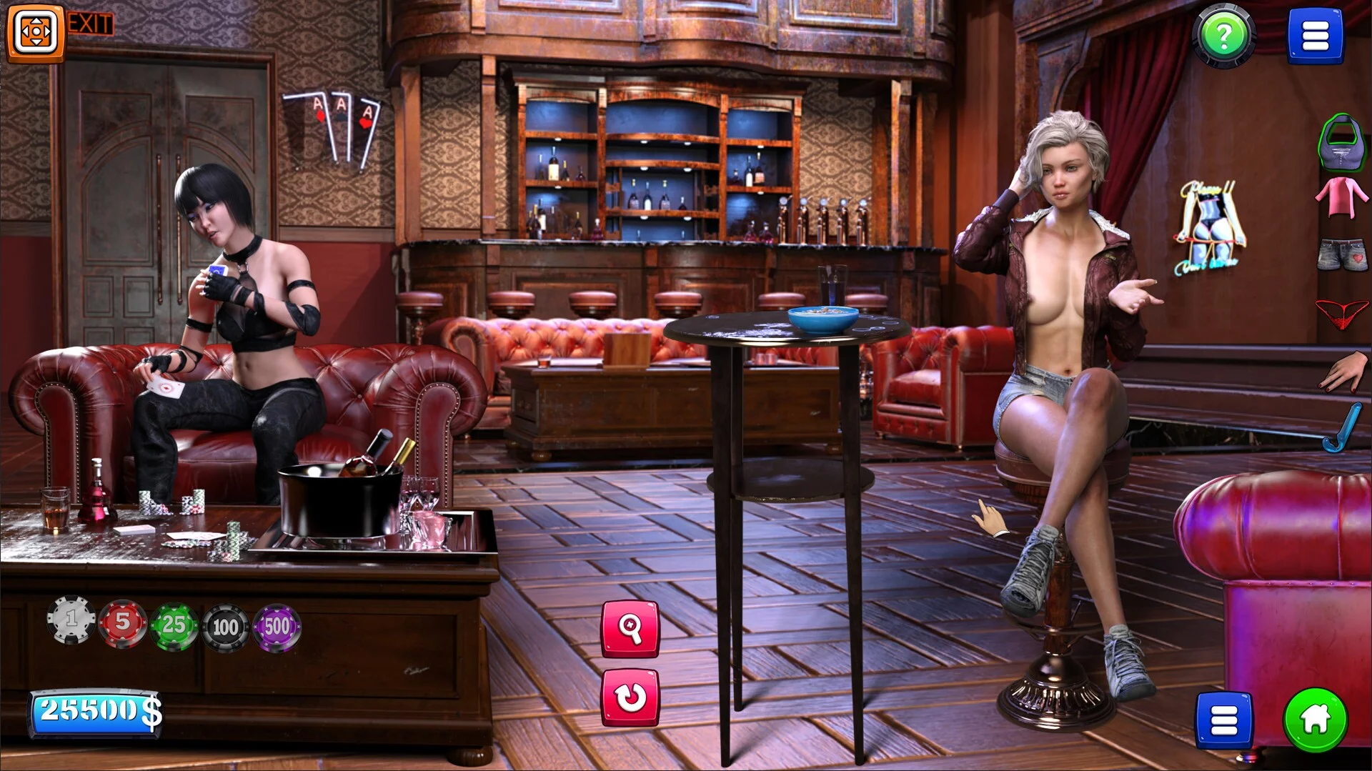 Изображение игры: Strip Black Jack - At The Pub