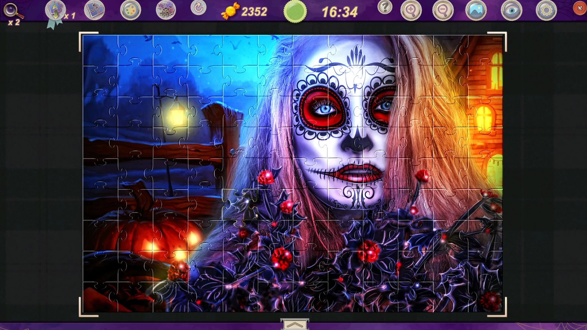 Изображение игры: Sweet Holiday Jigsaws: Halloween Night