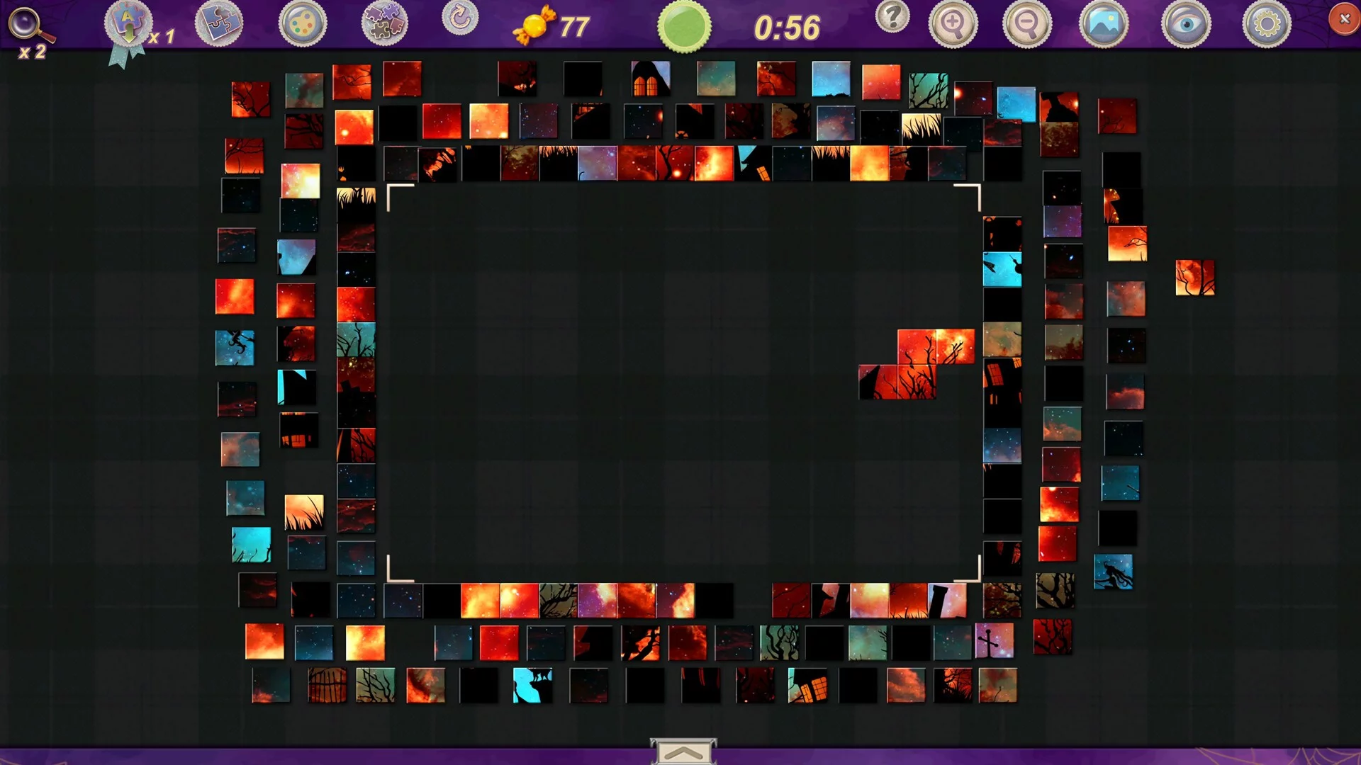 Изображение игры: Sweet Holiday Jigsaws: Halloween Night