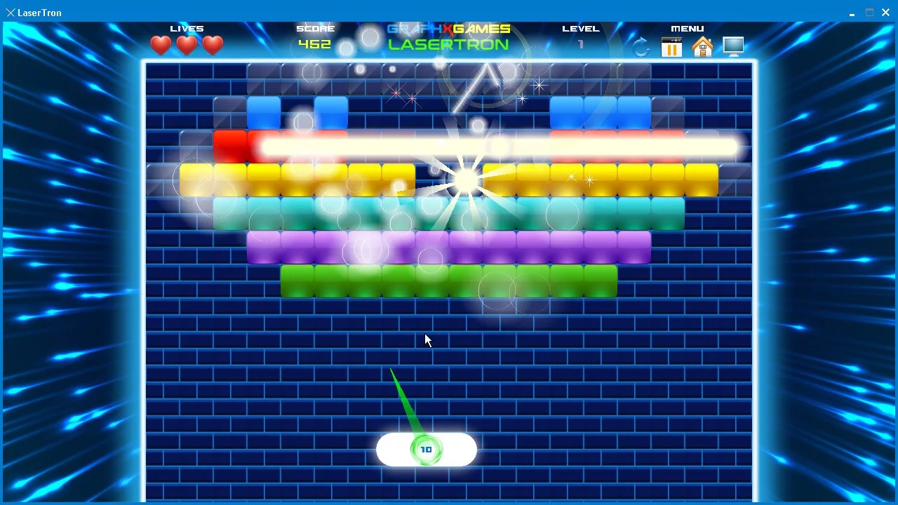 Изображение игры: Lasertron