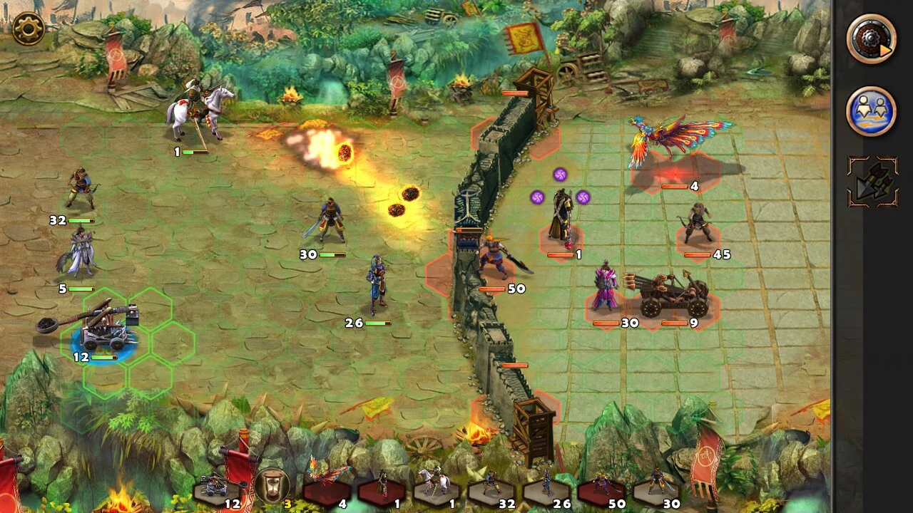 Изображение игры: Clash of Warlords