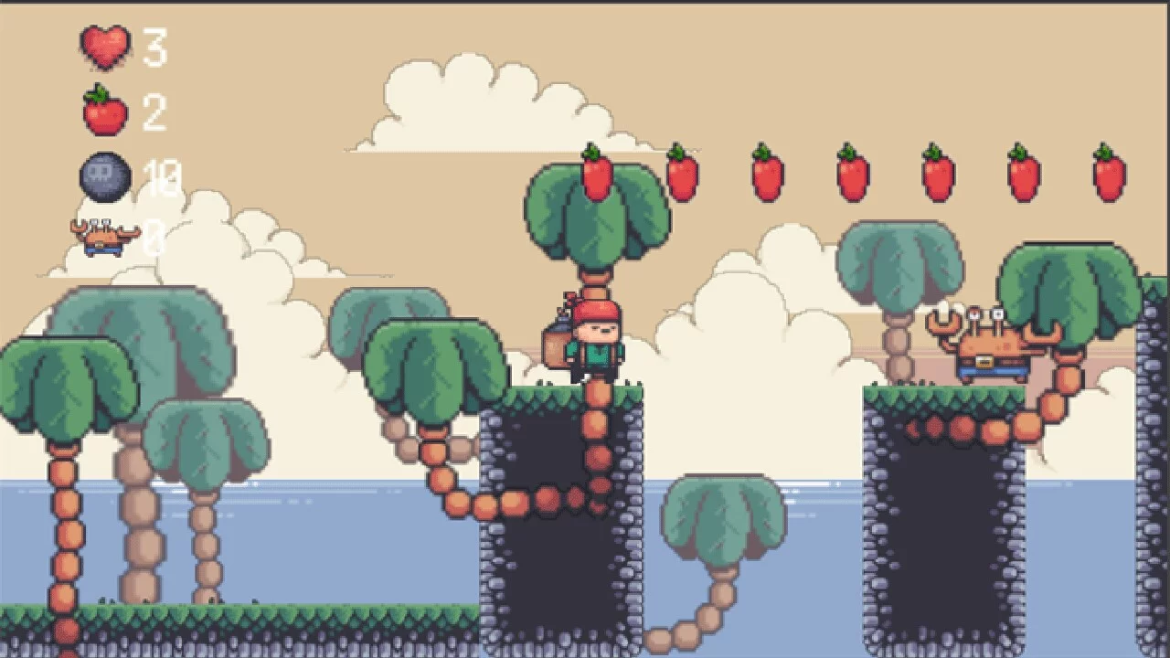 Изображение игры: 蘑菇的冒险 MoGu's Adventure