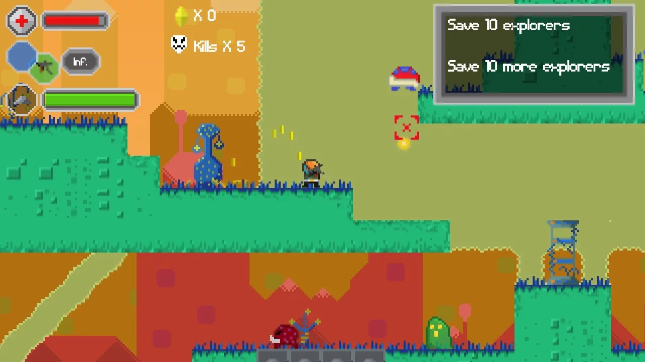 Изображение игры: Xeno Shooter