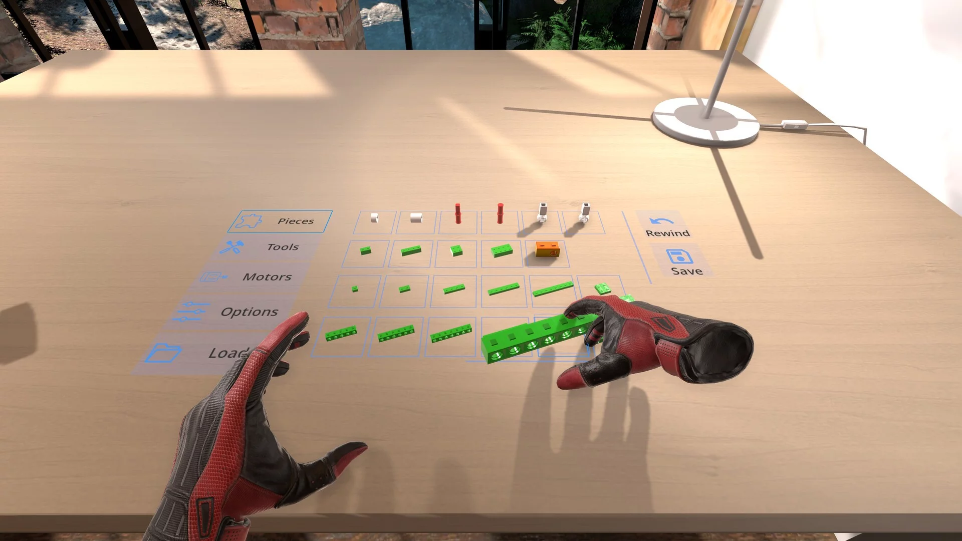 Изображение игры: Brickbuilder VR