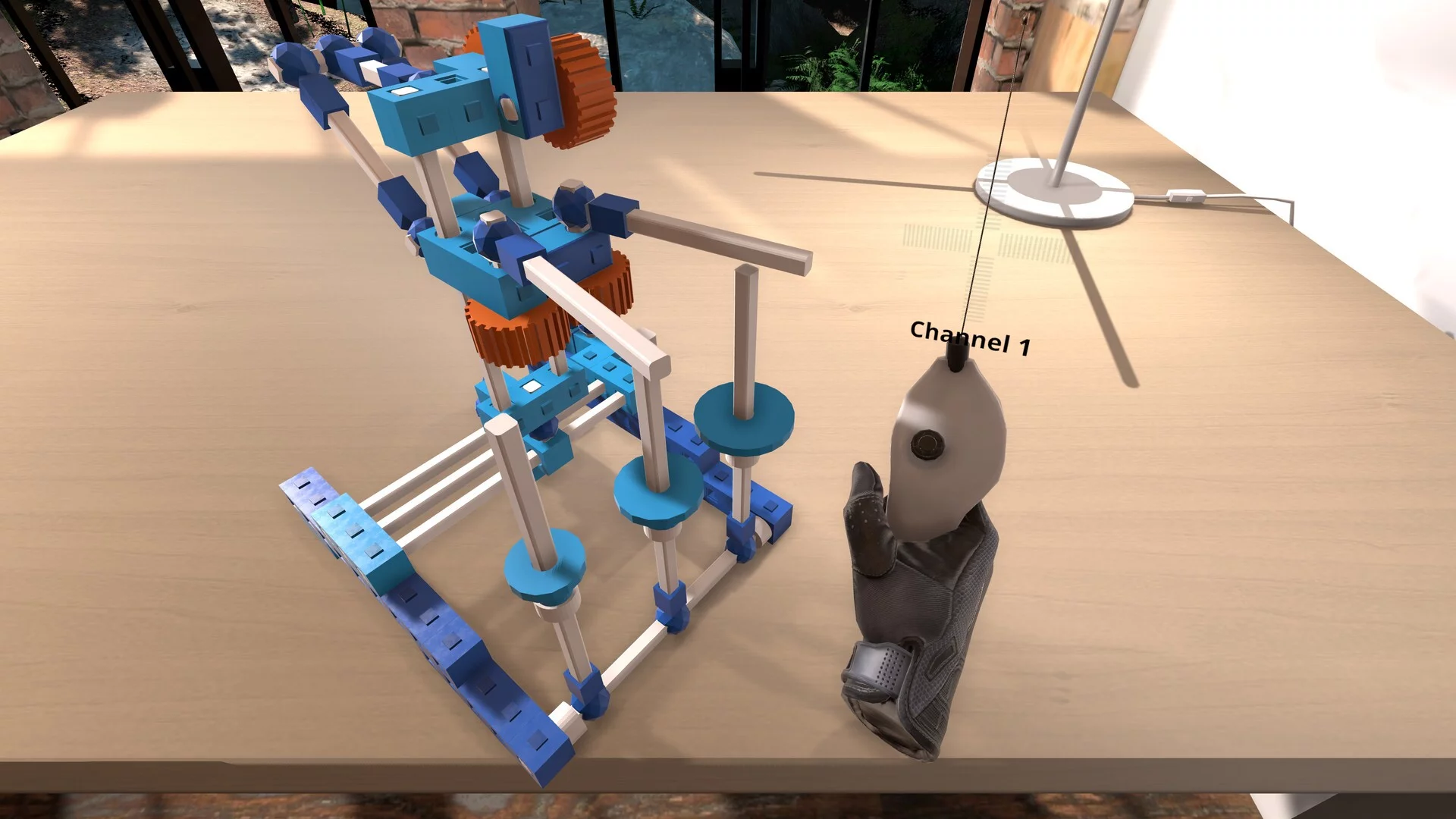 Изображение игры: Brickbuilder VR