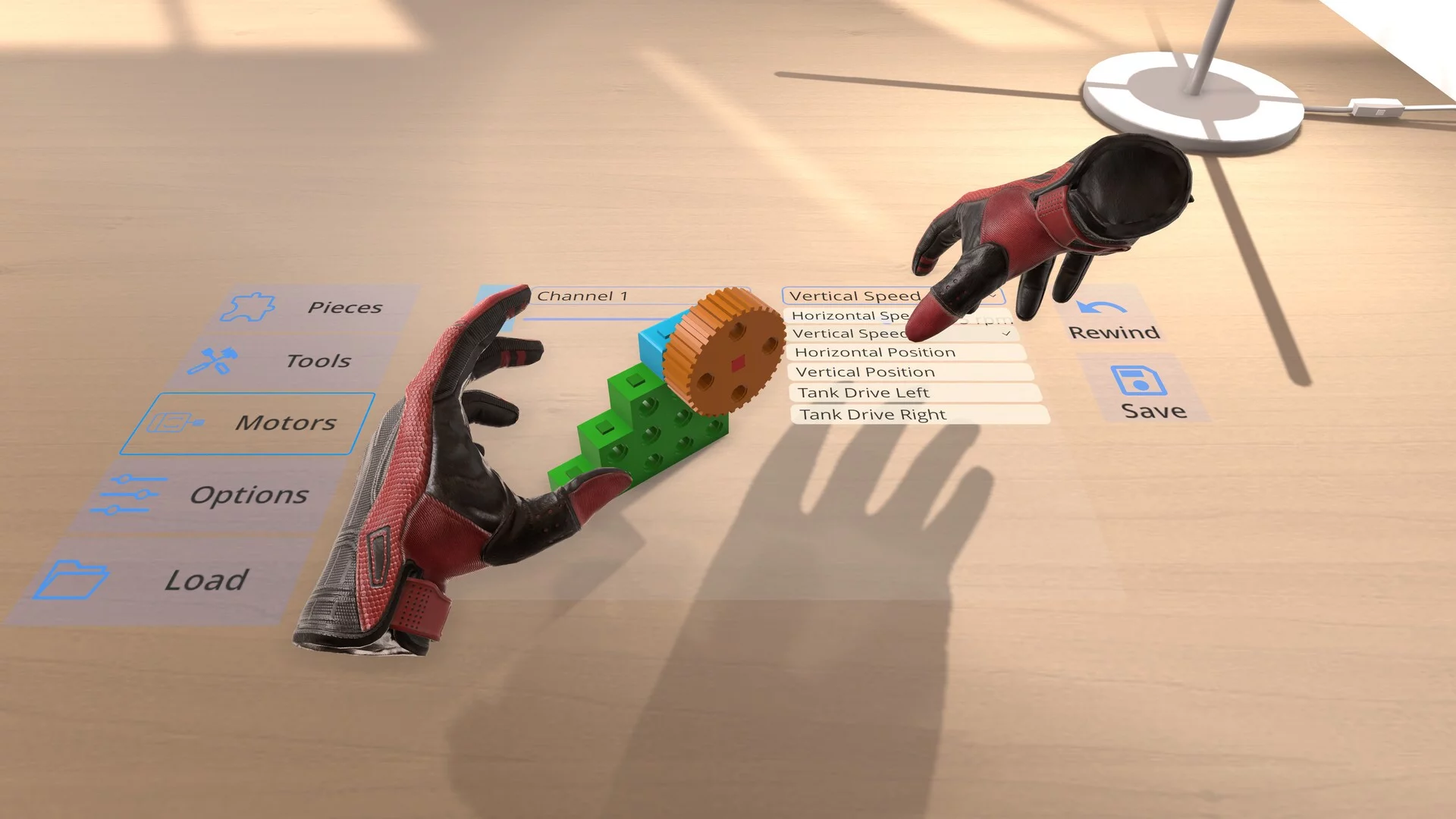 Изображение игры: Brickbuilder VR