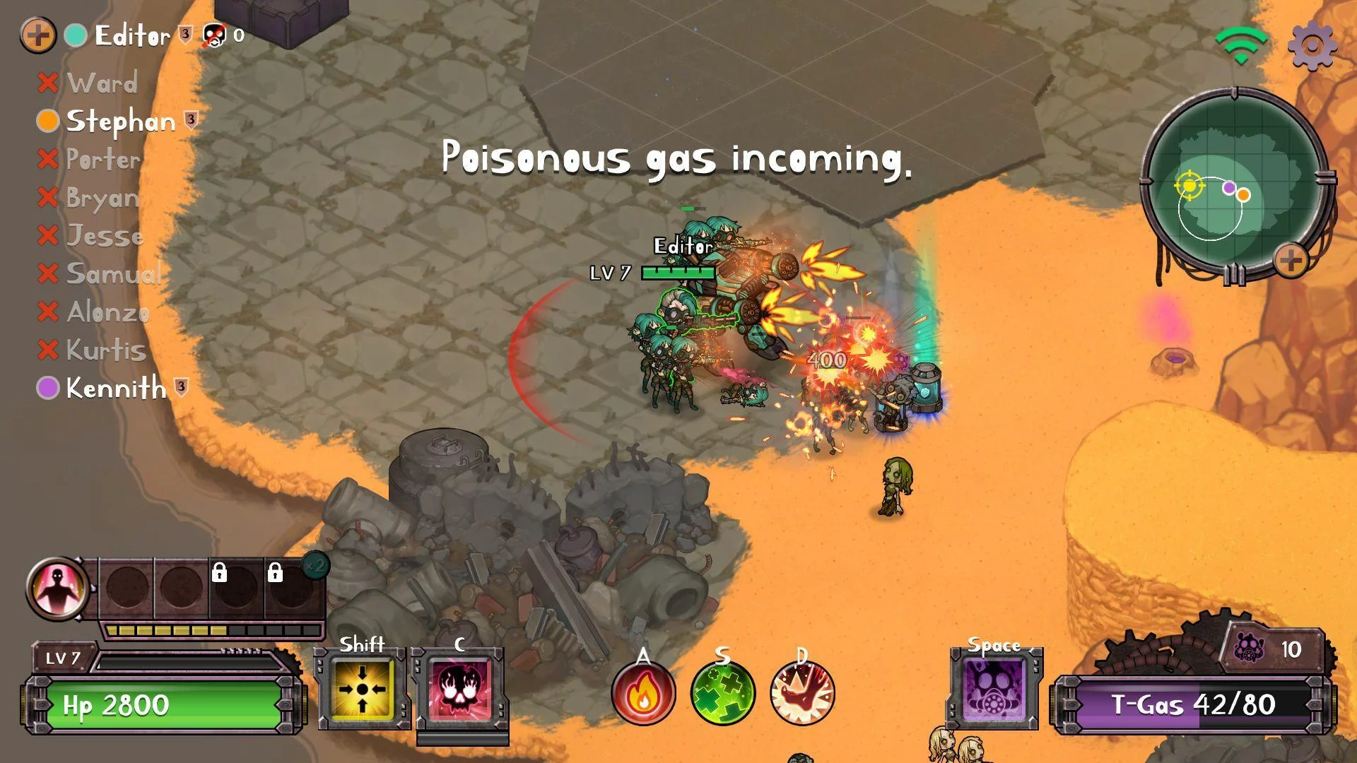 Изображение игры: NecroLand: Undead Corps