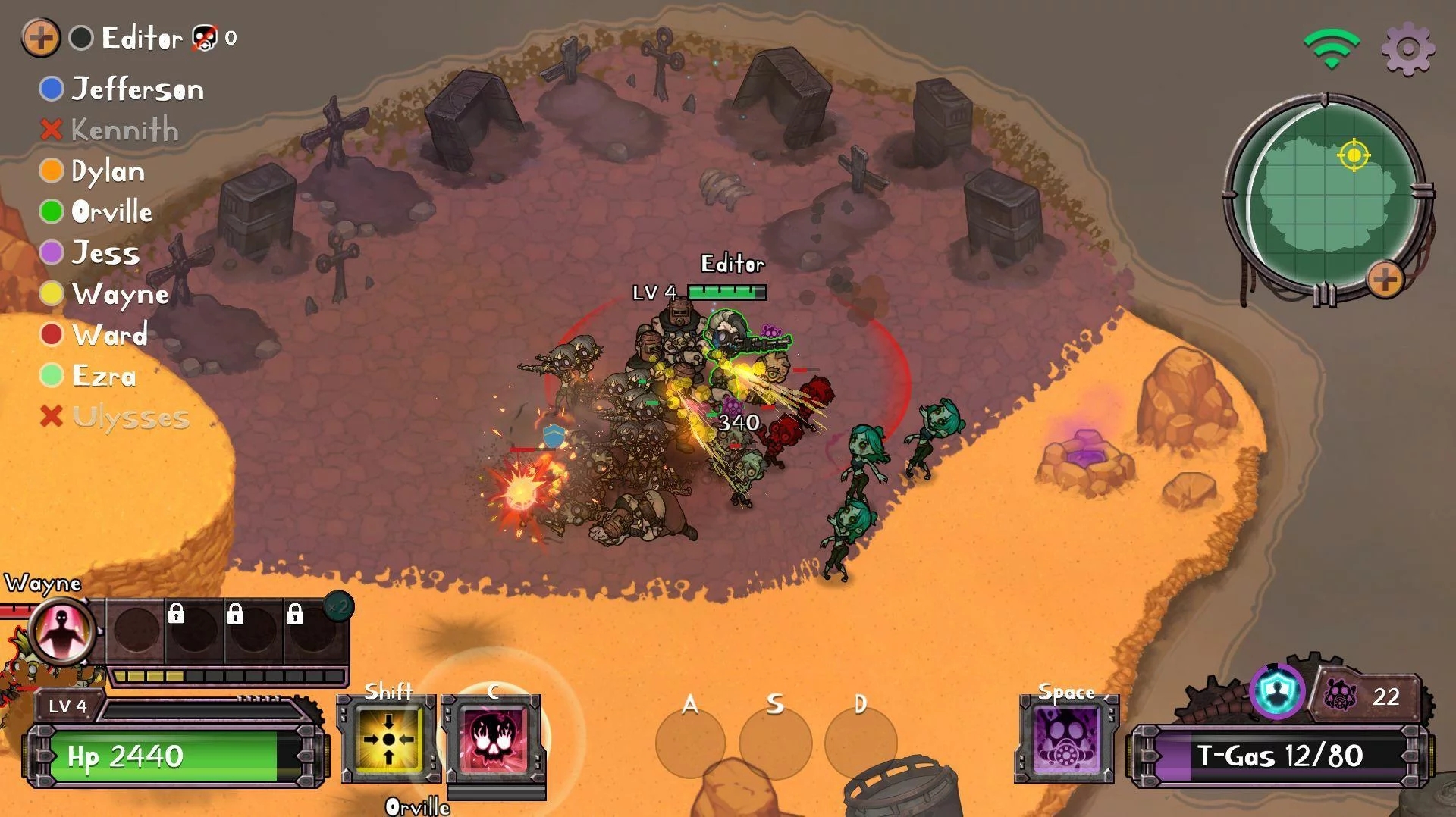 Изображение игры: NecroLand: Undead Corps