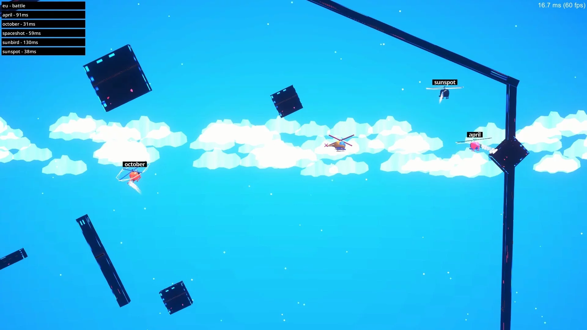 Изображение игры: COCKEYED HELICOPTERS