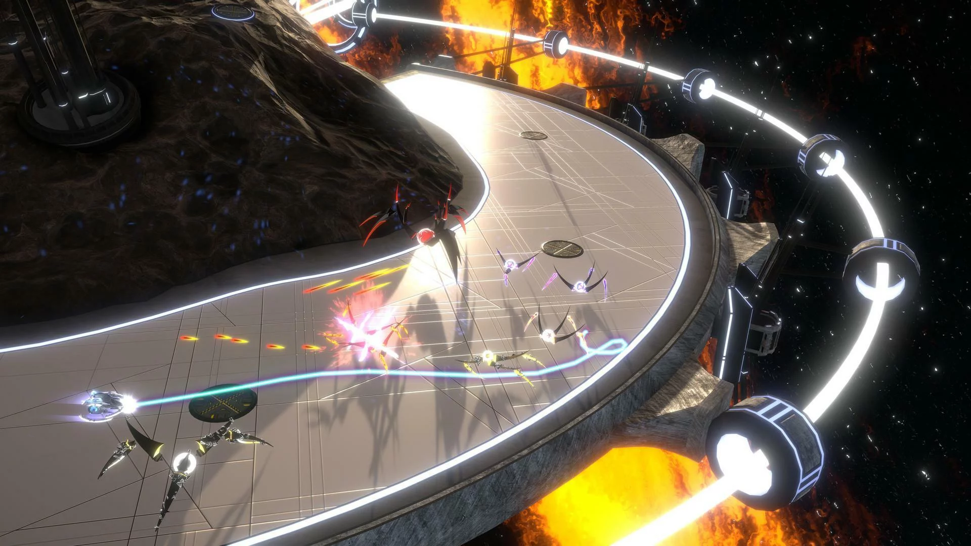 Изображение игры: Curved Space