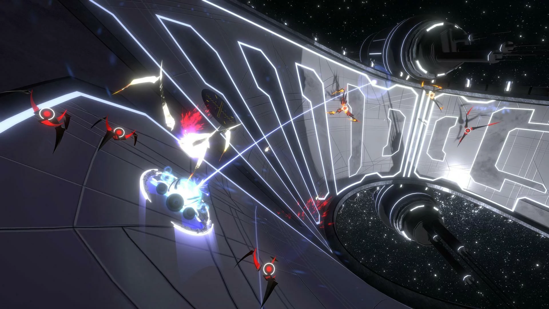 Изображение игры: Curved Space