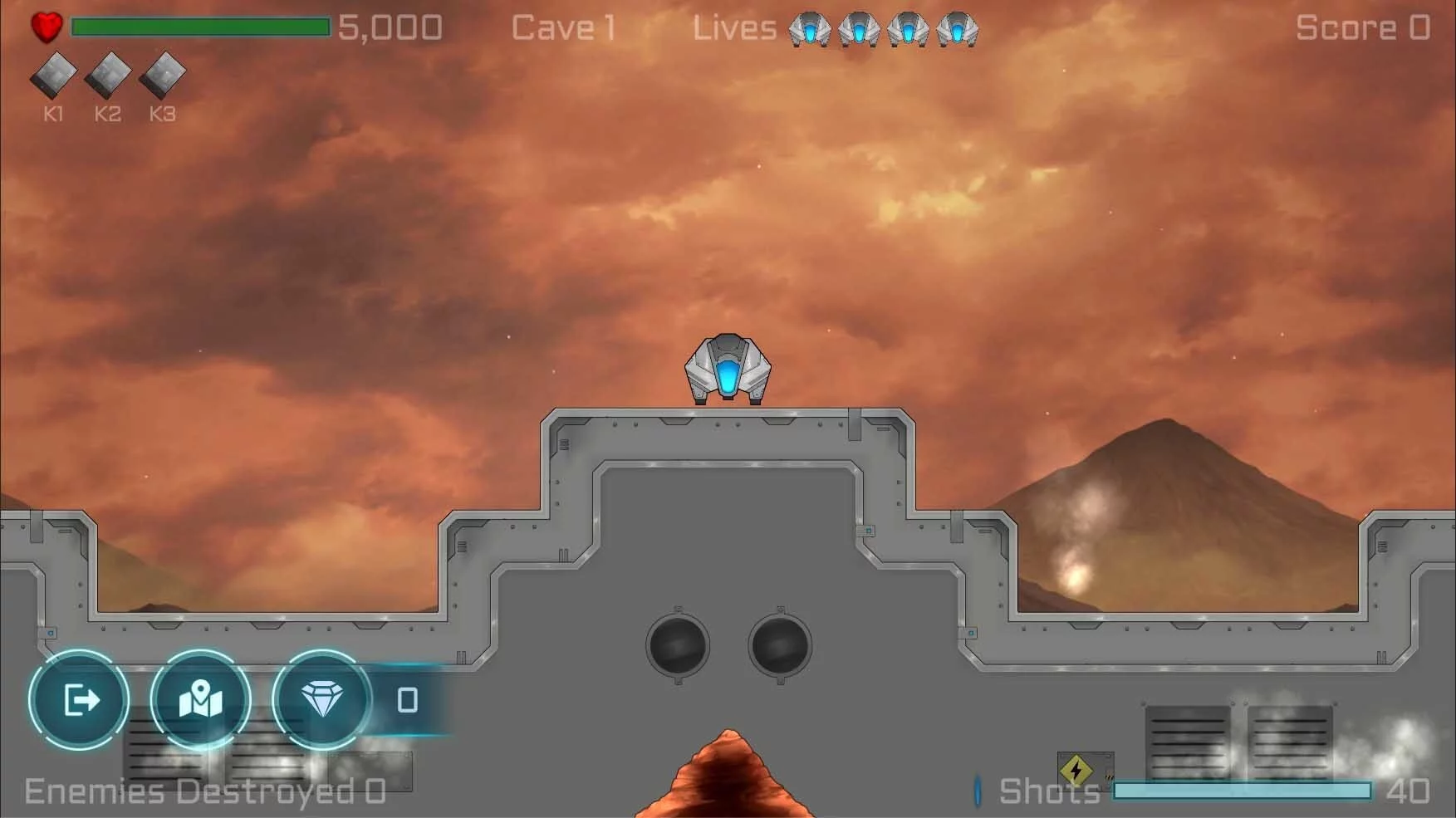 Изображение игры: Caves Of Mars