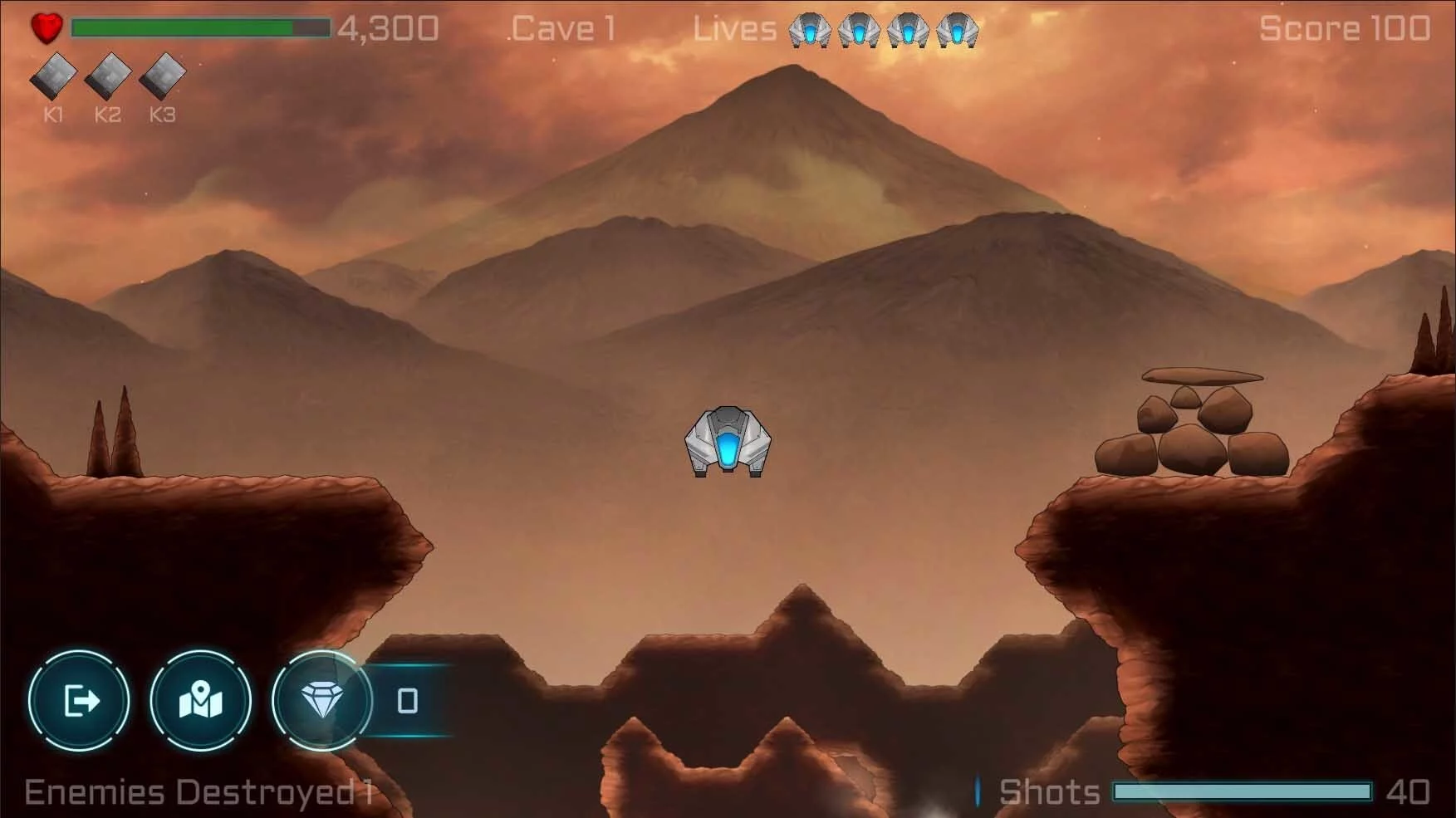 Изображение игры: Caves Of Mars