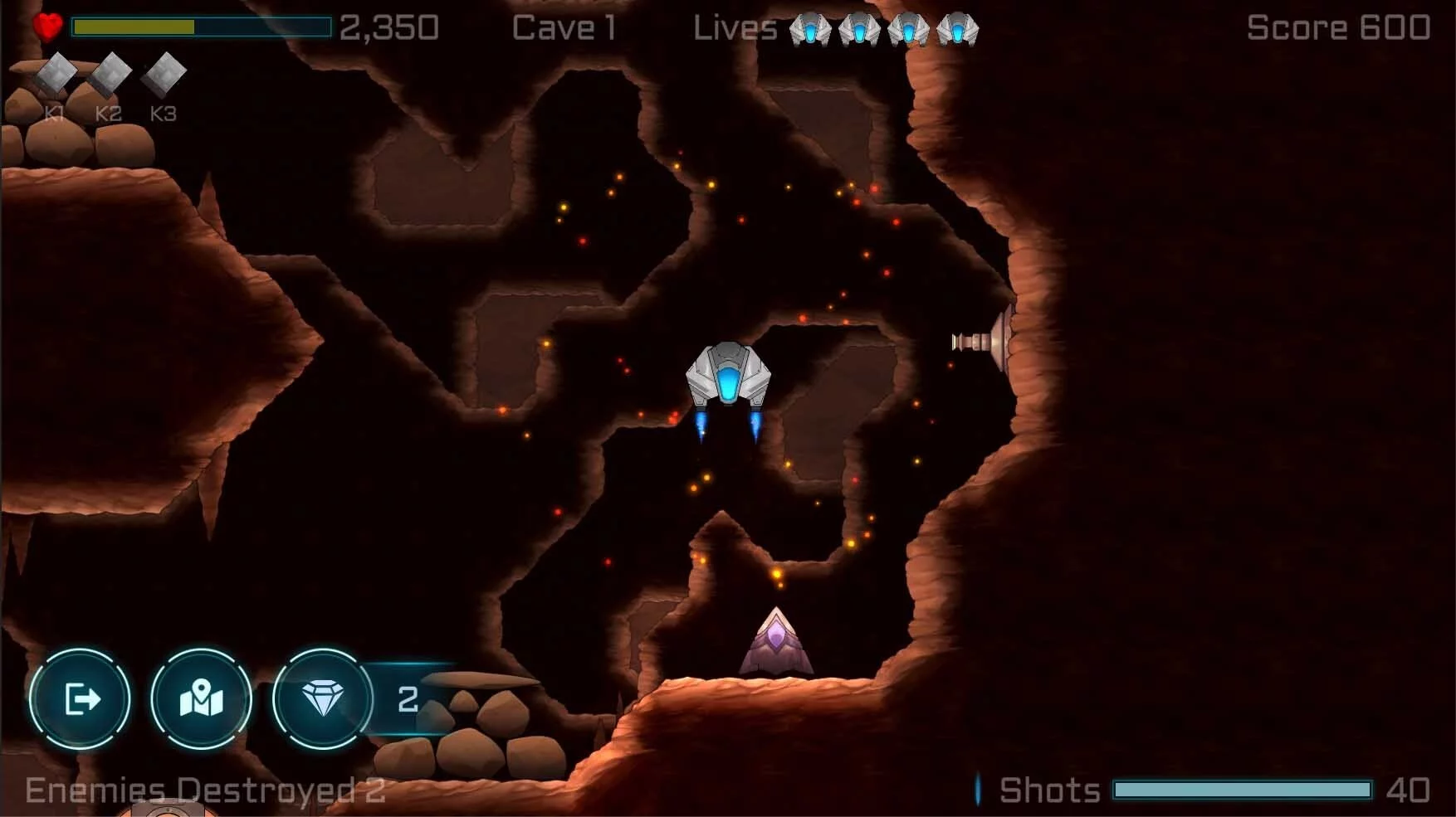 Изображение игры: Caves Of Mars