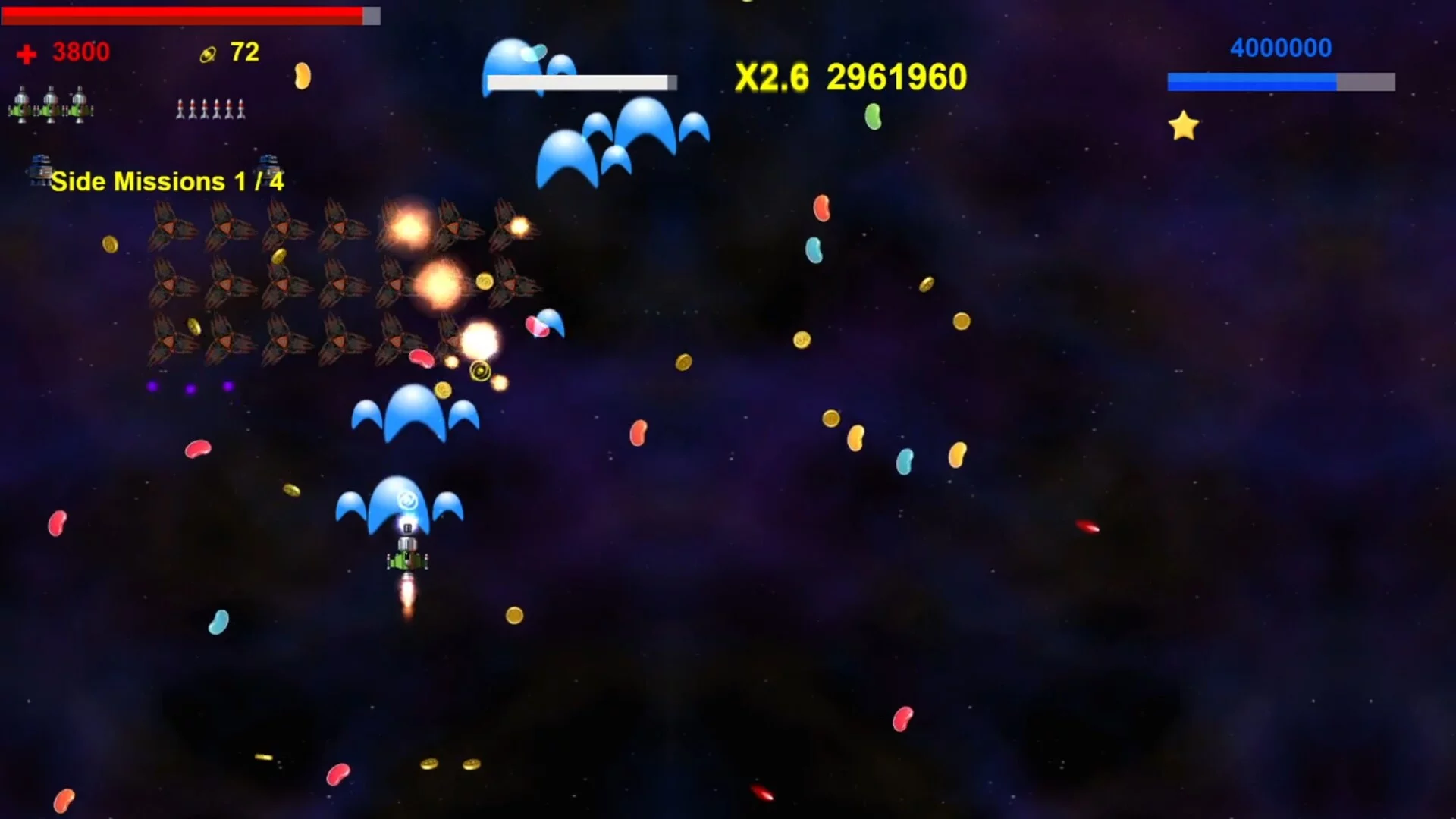 Изображение игры: Spinner Invaders